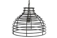 lampara techo metal negro 43x43x32 cm
