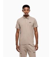 ea7 para hombre 8npf14pjvqz polo core identity beige xl casual algodon manga corta