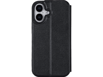 Funda móvil - ISY ISC 3144, Compatible con iPhone 16, Resistente a golpes, Negro
