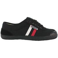 kawasaki zapatillas kawasaki retro 23 canvas shoe k2360w black stripe whtred para mujer
