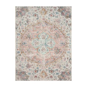 Alfombras de interior y exterior Torino crema-rosa 60x100 cm