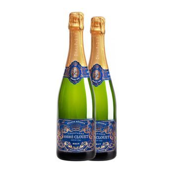 André Clouet Grand Cru Champagne Gran Reserva Media Botella 37 Cl 12% Vol. (pack De 2 Unidades)