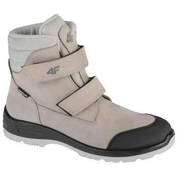 4F Descansos Chaussures de randonnée Trek Jr montantes en nubuck gris para niño