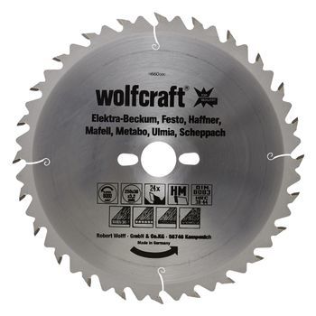 Disco De Sierra Circular Cortes Rápidos Y Finos Wolfcraft 400 X 30 Mm 32 Dientes