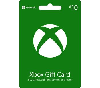 MICROSOFT Xbox Live Gift Card - £10