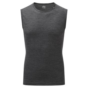 dhb Men's Merino Sleeveless Base Layer (M_150), Grey Marl