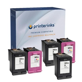 Compatible Multipack HP DeskJet 4130e Printer Ink Cartridges (5 Pack) -3YM62AE