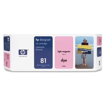 HP 81 Light Magenta Dye-Based Ink Cartridge