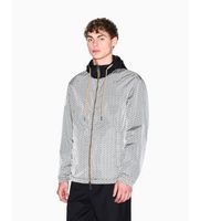 ax armani exchange para hombre xm001830af18579m0245 chaqueta ultraligera de nailon con efecto iridiscente gris xxl casual poliamida
