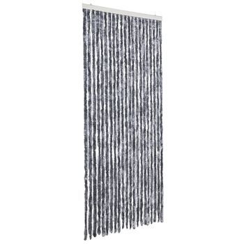 Cortina Mosquitera | Mosquitera Plateada Chenilla 90x200 Cm