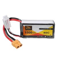 zop power 74v 1500mah 40c 2s bateria lipo enchufe xt60