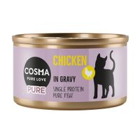 cosma pure 24 x 80 g - pack ahorro - pollo