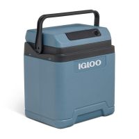 igloo ie24 24 l nevera electrica 12230v con refrigeracion peltier modo eco aislamiento pu asas ergonomica con bloqueo y tapa extraible