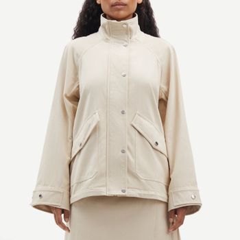 Samsøe Samsøe Sajadi 15272 Organic Cotton-Blend Jacket - XL