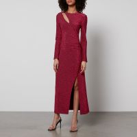 baum und pferdgarten jilliane lurex midi dress - xs