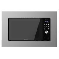 cecotec microondas encastrable digital grandheat 2000 built-in steel black 700w integrable 20l grill