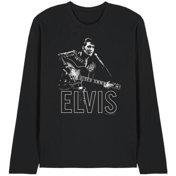 Elvis Presley Camiseta manga larga Guitar In Hand para mujer