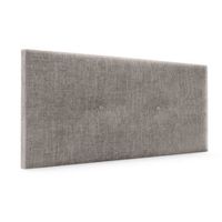 cabecero de lana natural con botones 110x50cm camas 105 - gris