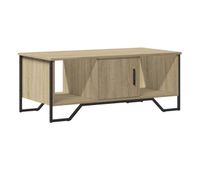 mesa de cafe - mesa de centro madera de ingenieria roble sonoma 100x51x40 cm