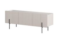 mueble tv 2 puertas 1 cajon con pie metalico cachemir 150x57 cm