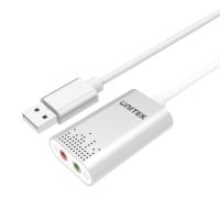 adaptador usb unitek y-247a usb type-a plateado 35 mm inout