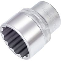 hazet 1100z-46 llave de vaso r hexagonal doble r cuadrado hueco 1 pulgada 25 mm r perfil hexagonal doble exterior r 46 mm