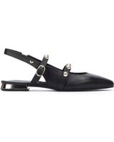 de martinelli bailarina destalonada martinelli vivien b181z piel negra negro
