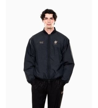 EA7 para hombre. 7M001786_AF22301 Chaqueta Sociedad M Negro (3XL), Casual, Poliéster