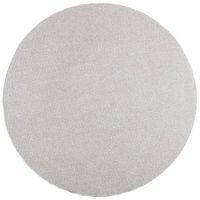 alfombras de area redondo lugo crema y gris o 160 cm poliester vidaxl