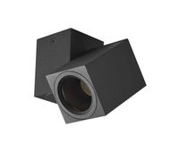 foco aluminio color negro serie nerja 123cm