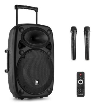 Altavoces Vonyx Karaoke inalámbricos 1000 W con bluetooth y mando a distancia