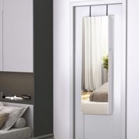 espejo joyero colgante 37x120x10cm blanco
