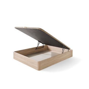 Canapé Diana Abatible De Madera 200x200cm Gran Capacidad Sin Montaje Blanco