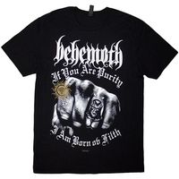 behemoth tops y camisetas the shit ov god purity fist para mujer