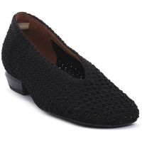 angel alarcon zapatos de tacon nero trenzado para mujer