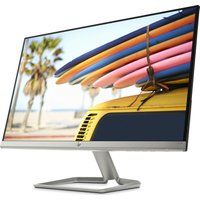 hp 24fw with audio full hd 24 ips lcd monitor - white white