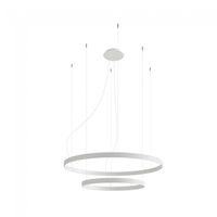 lampara de techo led rio blanco 80w