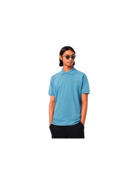 Polo Lacoste Chemise Col Bord-Cotes Manches Courtes Hombre Azul