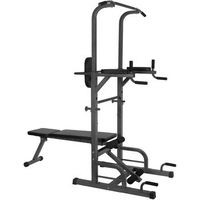 estacion de musculacionmaquina dominadas multifuncionalestacion de dominadas con banco de musculacion plegablemaquina de musculacion con barra de flexiones y dips para gimnasio en casa