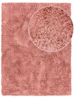 alfombra de pelo largo silvana colores de baya 80x150 cm