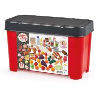 set alimentacion infantil ecoiffier 75 piezas multicolor con caja de almacenamiento
