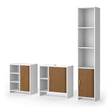 Conjunto De Muebles De Baño Norea Juego De 3 Piezas Vicco