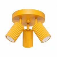 plafone amarillo aluminio alt 18 cm