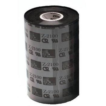 Zebra 02100BK10645 Original Wax Printer Ribbon 2100 (106mm x 450m)
