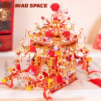 silla sedan floral mu fengxi rompecabezas metalico estereoscopico 3d juguete de rompecabezas diy decoracion de escritorio de oficina alivia el estres