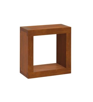 Estante de madera marrón 40x40 cm