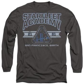 Star Trek Camiseta manga larga Starfleet Academy Earth para hombre