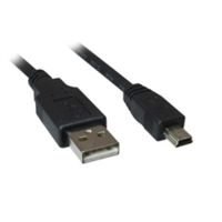 cable usb sharkoon 1 m usb a a mini-usb b usb 20 negro