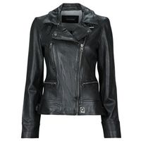 oakwood cazadora de cuero video para mujer