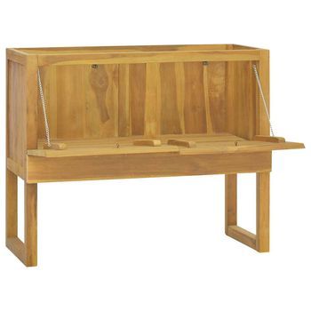 Armario De Baño | Mueble Baño Madera Maciza De Teca 90x45x75 Cm